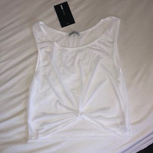 Mesh top/ bikini top cover up